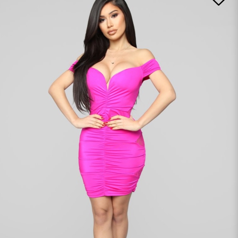 Magenta Fashiona dress